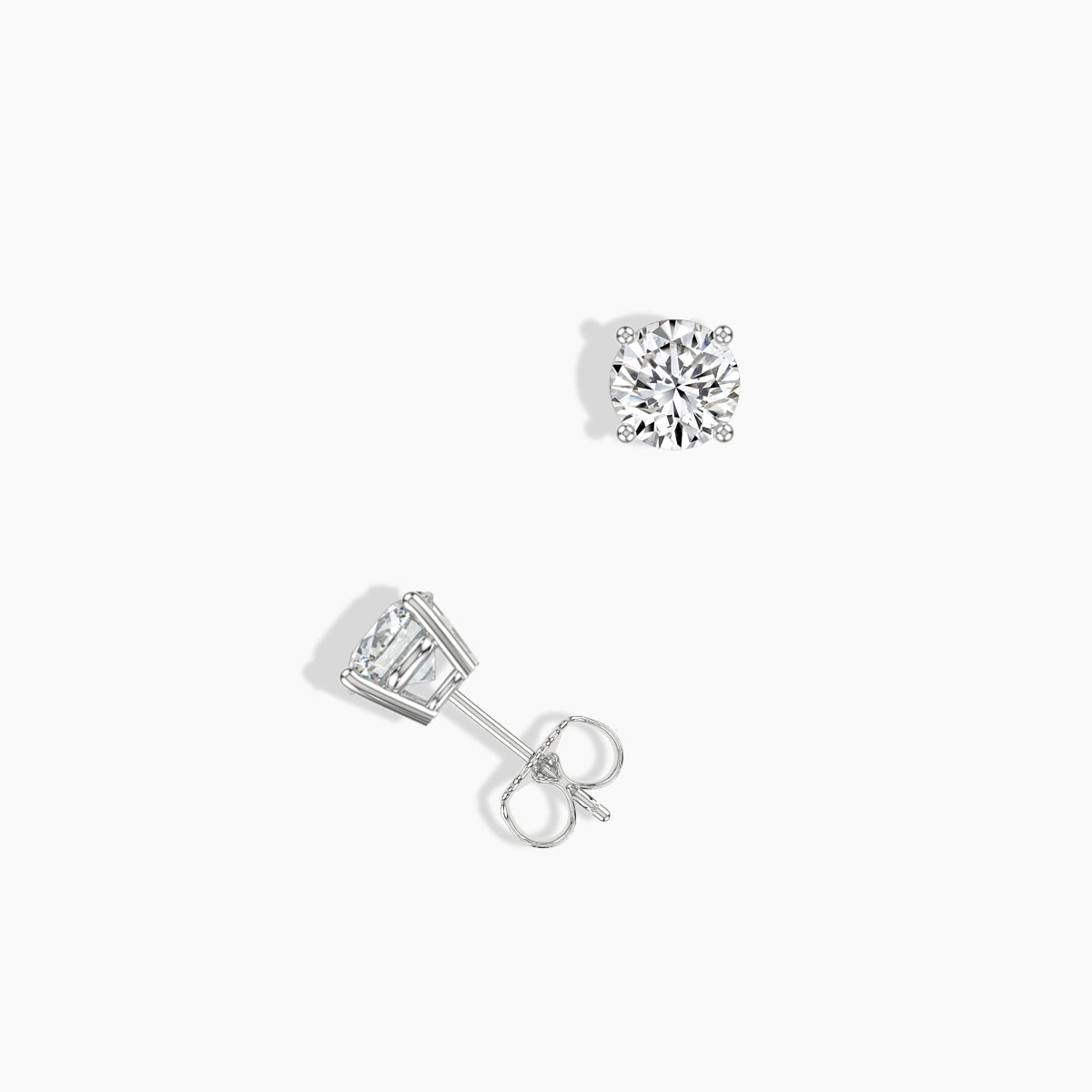 Lab Diamond Stud Earrings 0.50 Ctw LSER050