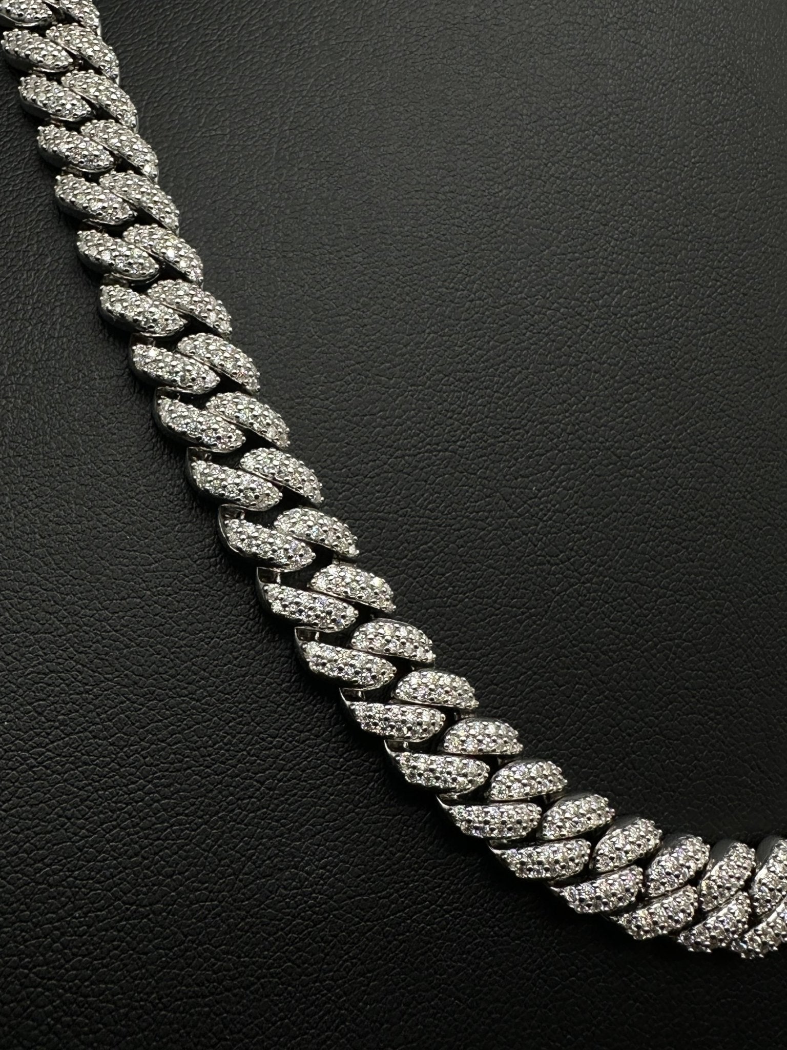 12mm Moissanite Cuban Chain (STOCK)