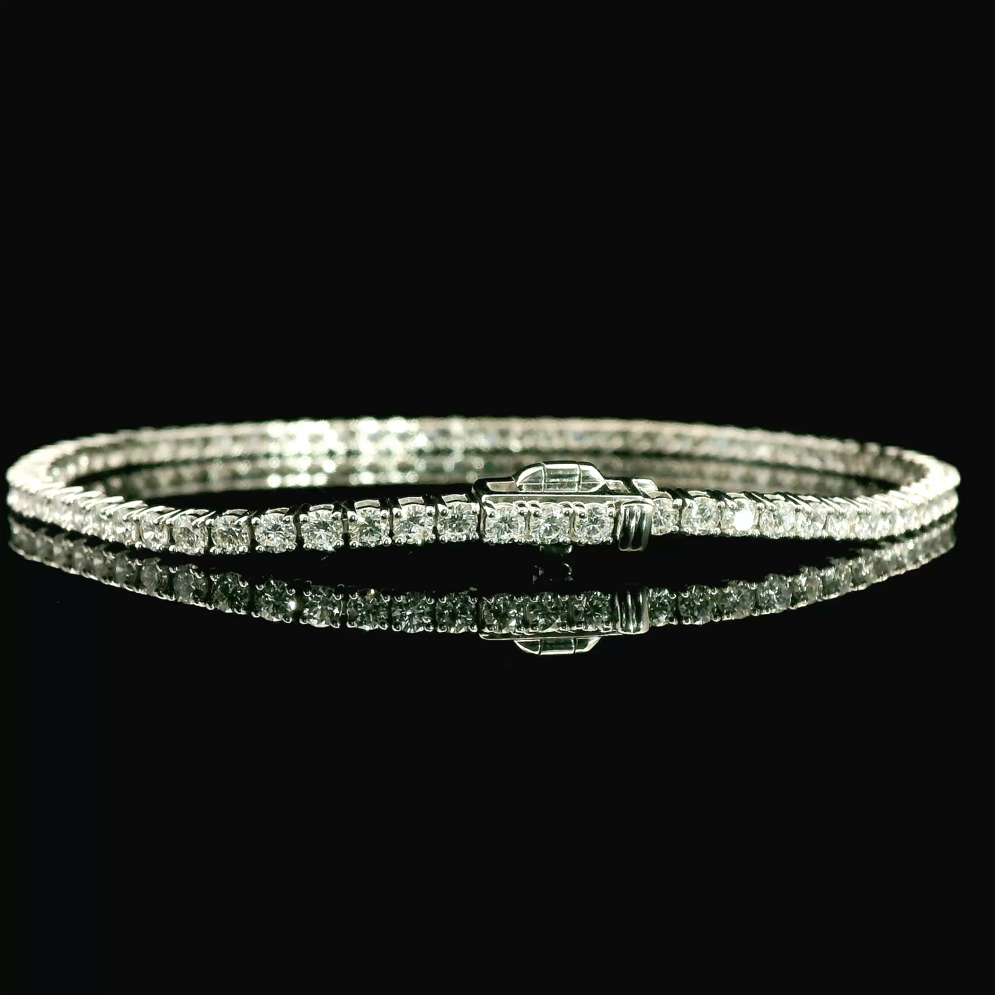 2.5mm Diamond Tennis Bracelet