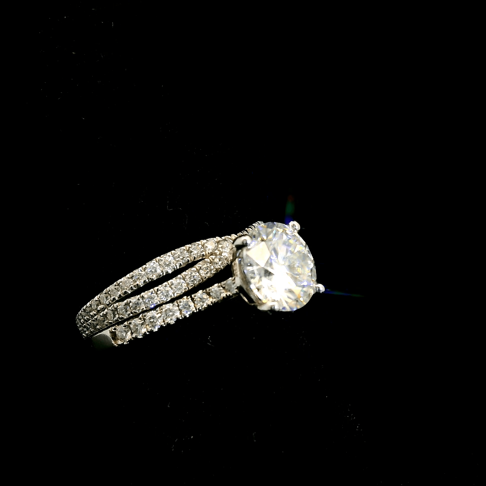 2ct Moissanite Wedding Set