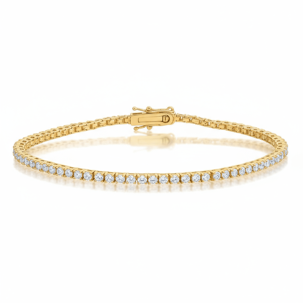 2mm Moissanite Tennis Bracelet