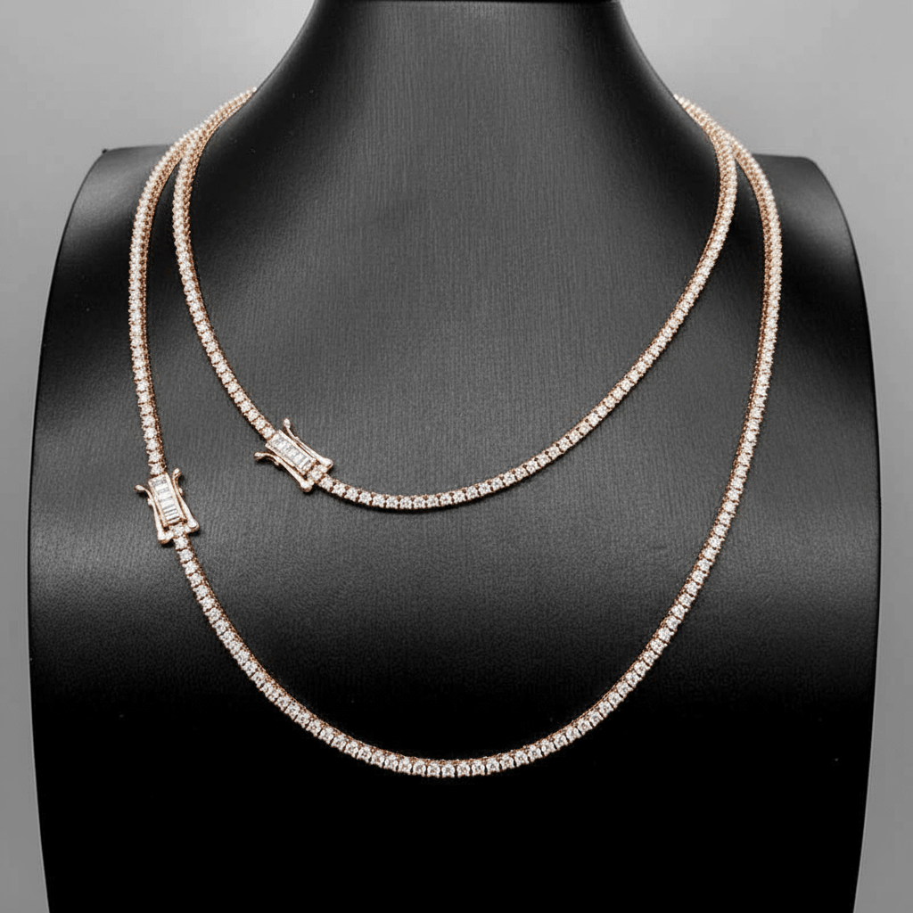 2mm Moissanite Tennis Chain