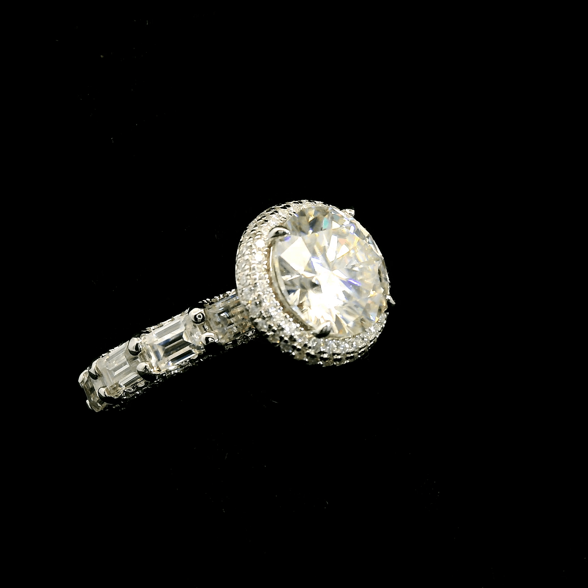 3ct Custom Moissanite Ring