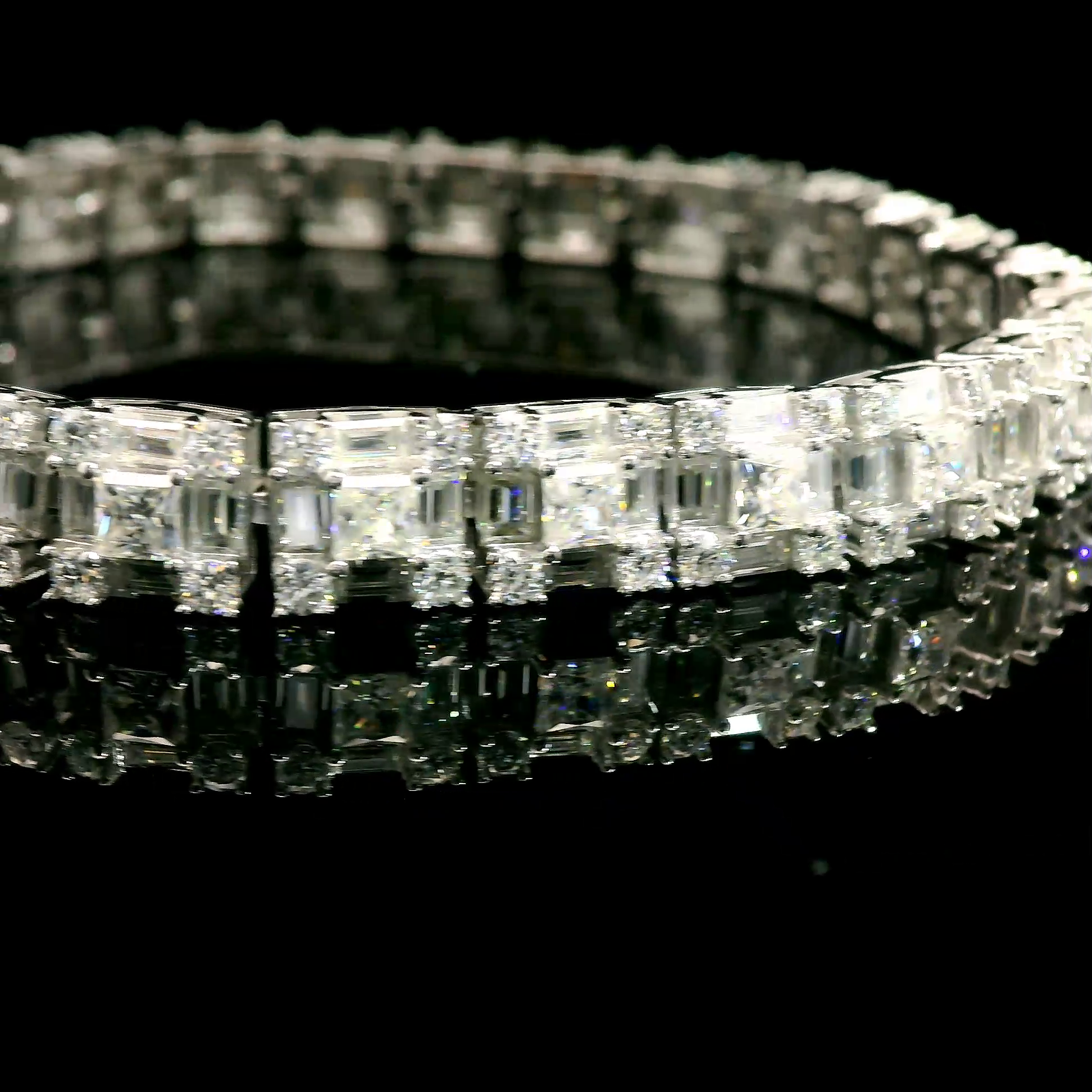 Glacier Link Tennis Bracelet