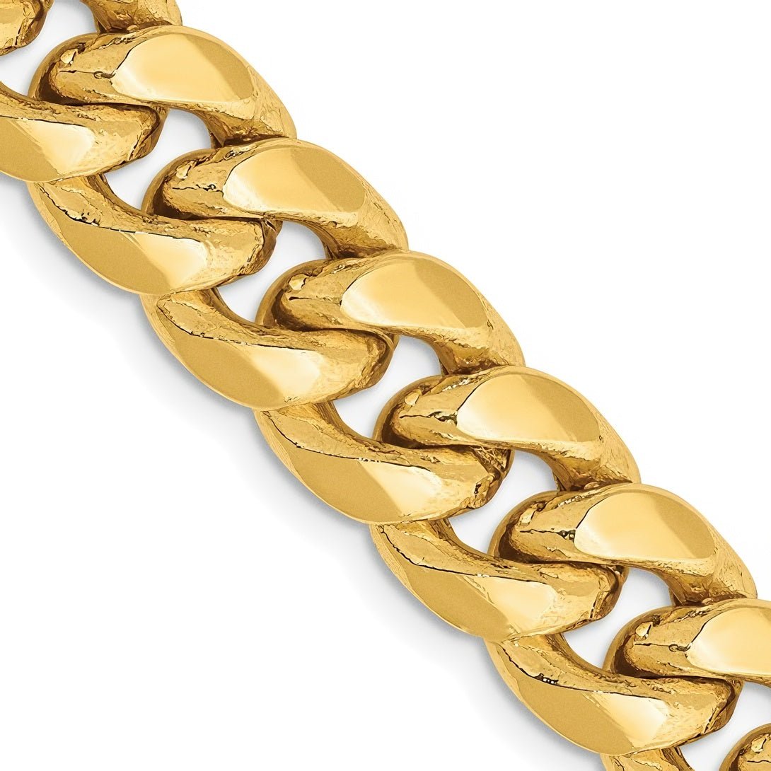 9.3mm 14k Gold Cuban Chain