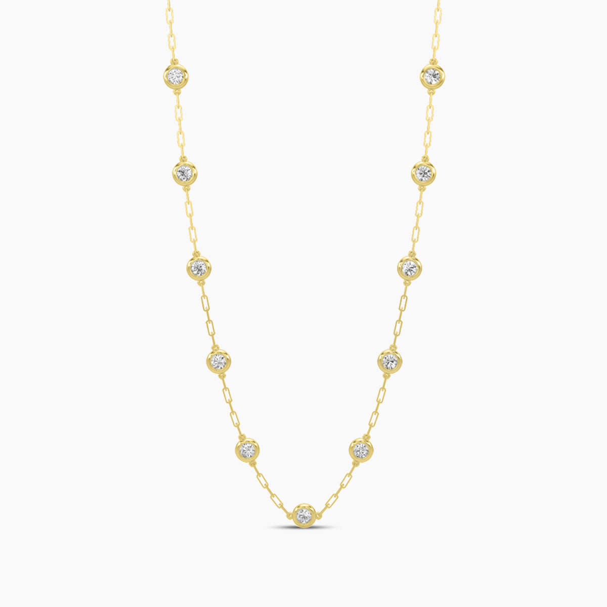 Lab Diamond Necklace 2.00 Ctw NY200