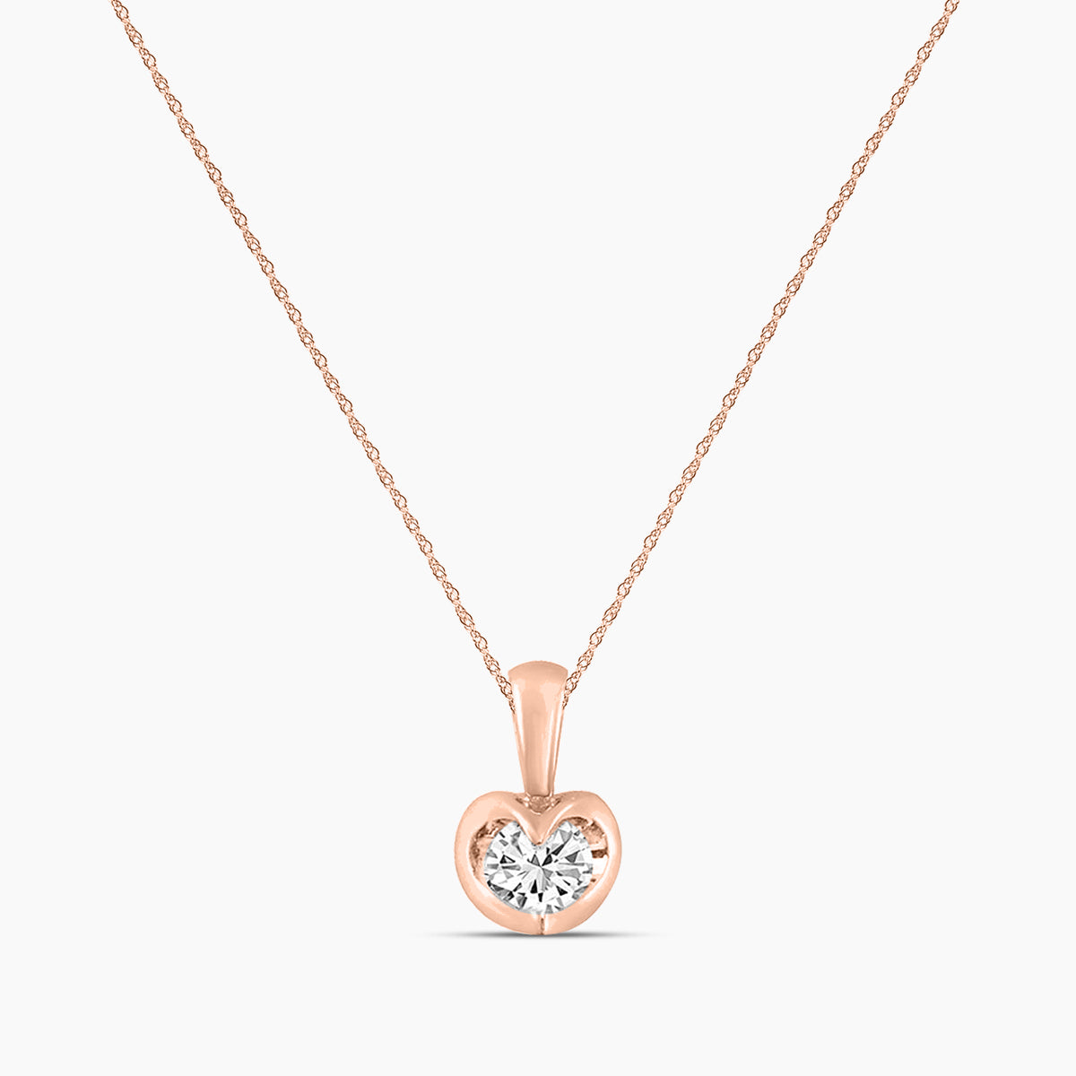 Lab Diamond Pendant 0.50 Ctw P2216