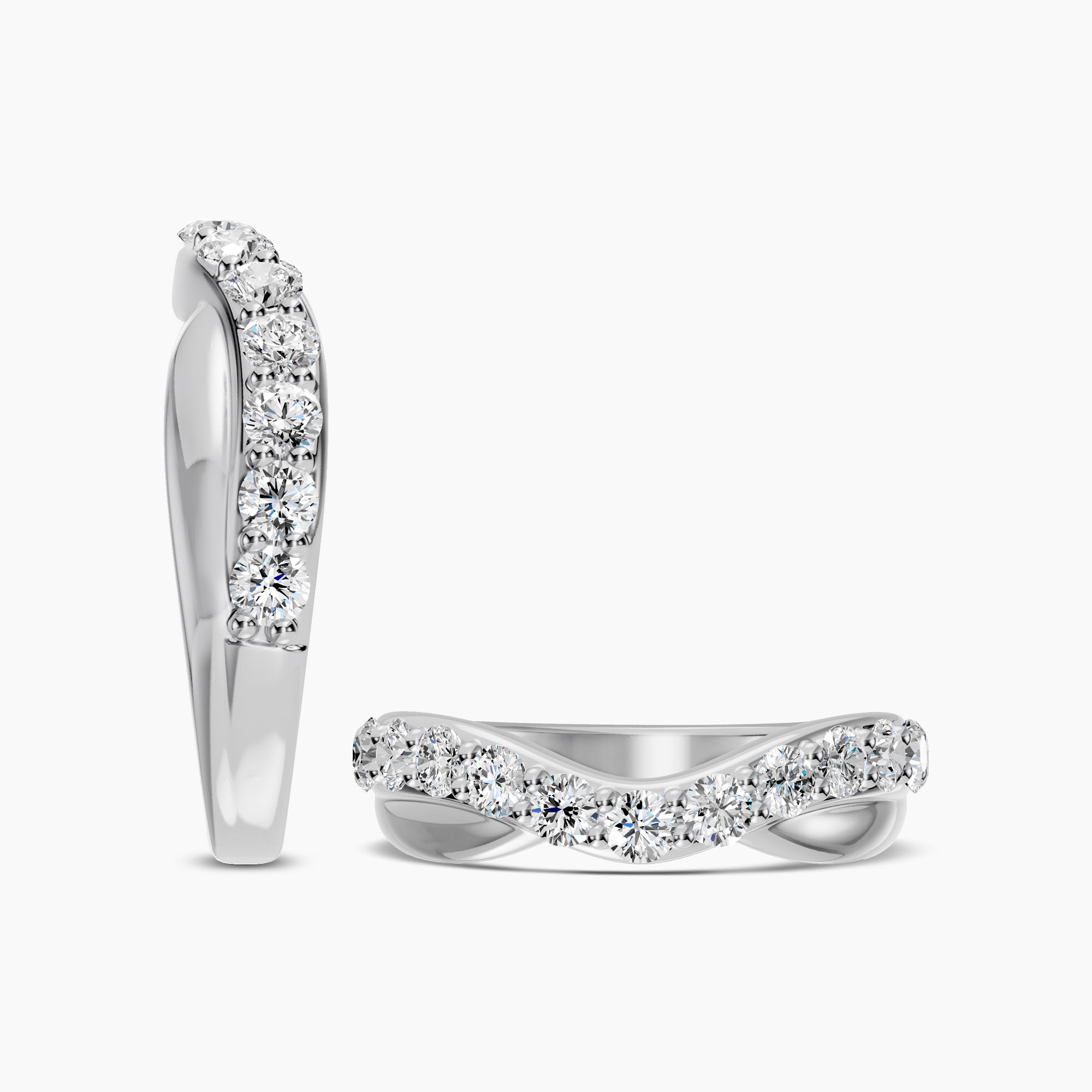 Lab Diamond Ring 1.00 Ctw R2547