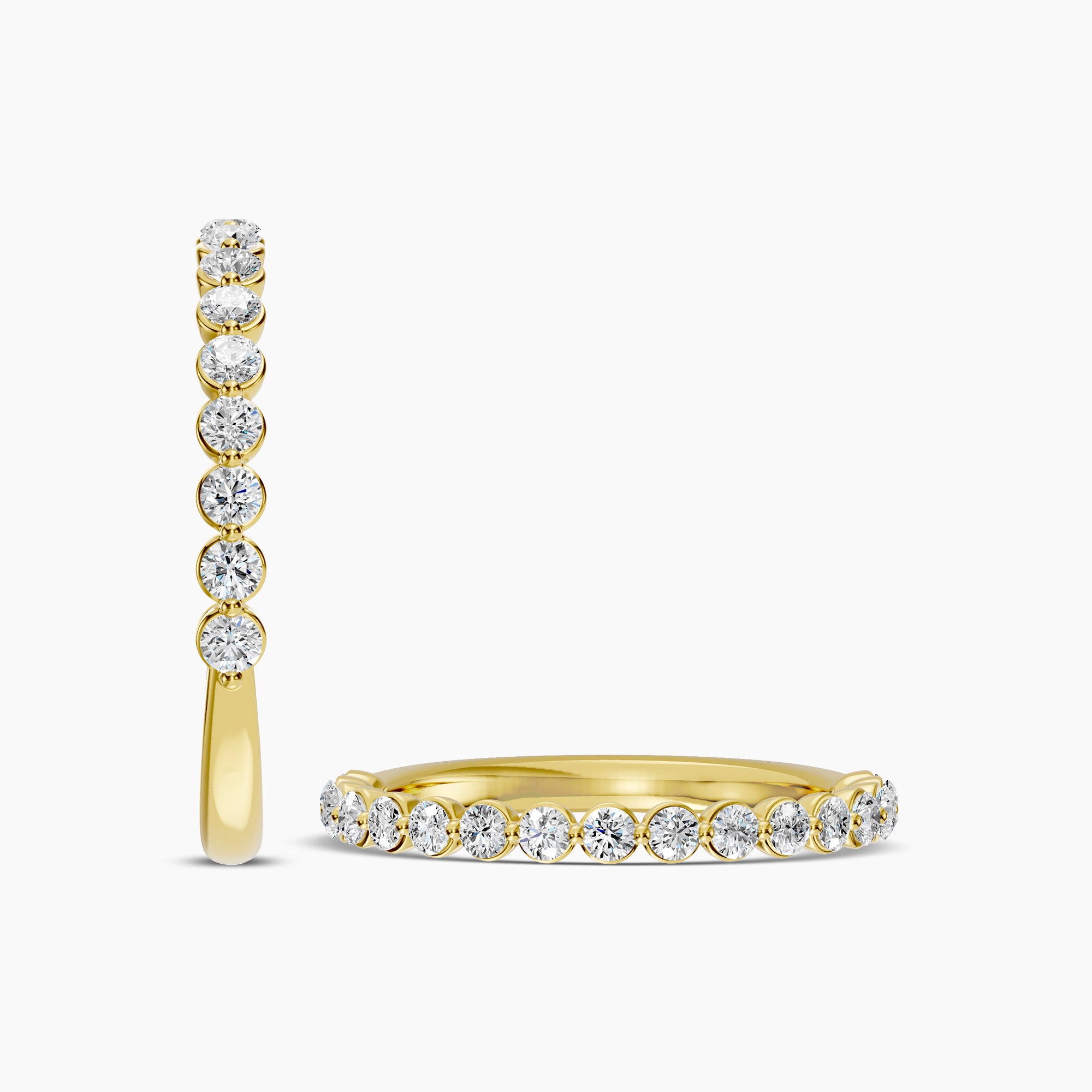 Lab Diamond Ring 0.50 Ctw R4381