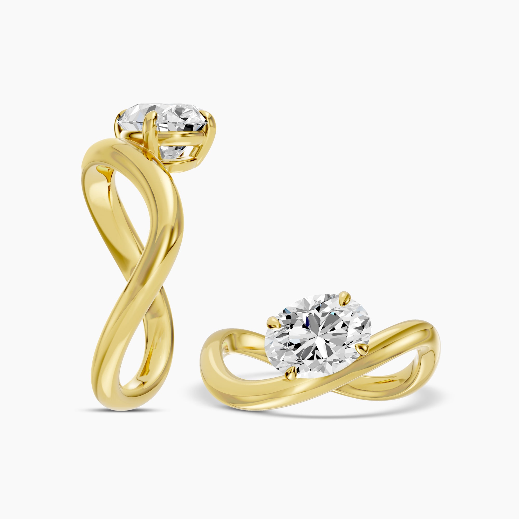 Lab Diamond Ring 2.00 Ctw R4384