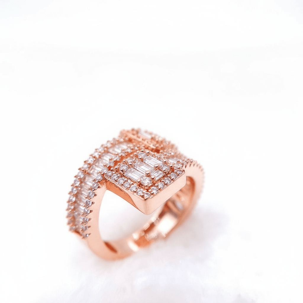 Baguette Cut Moissanite Ring