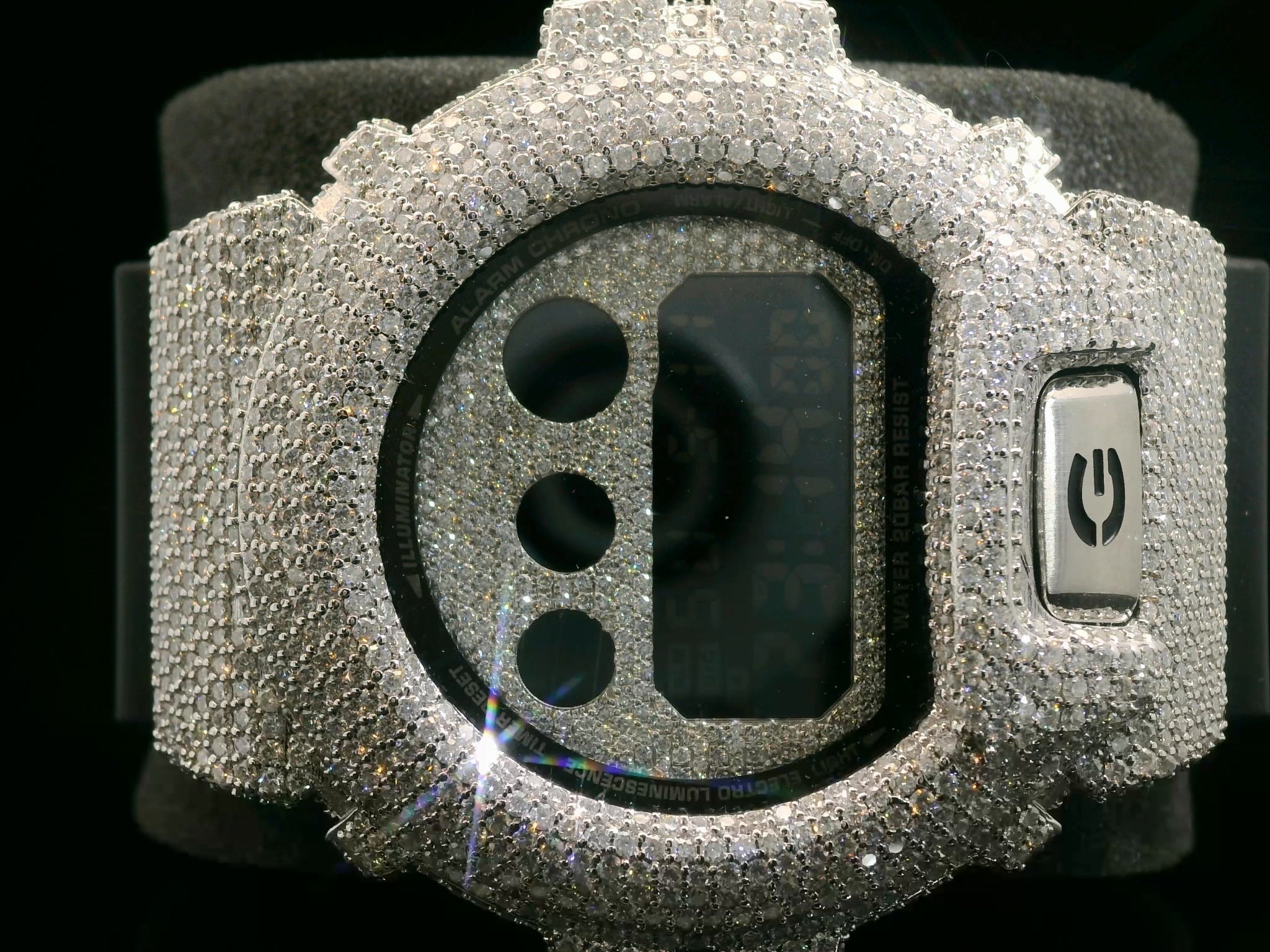 Custom Moissanite G - Shock Watch