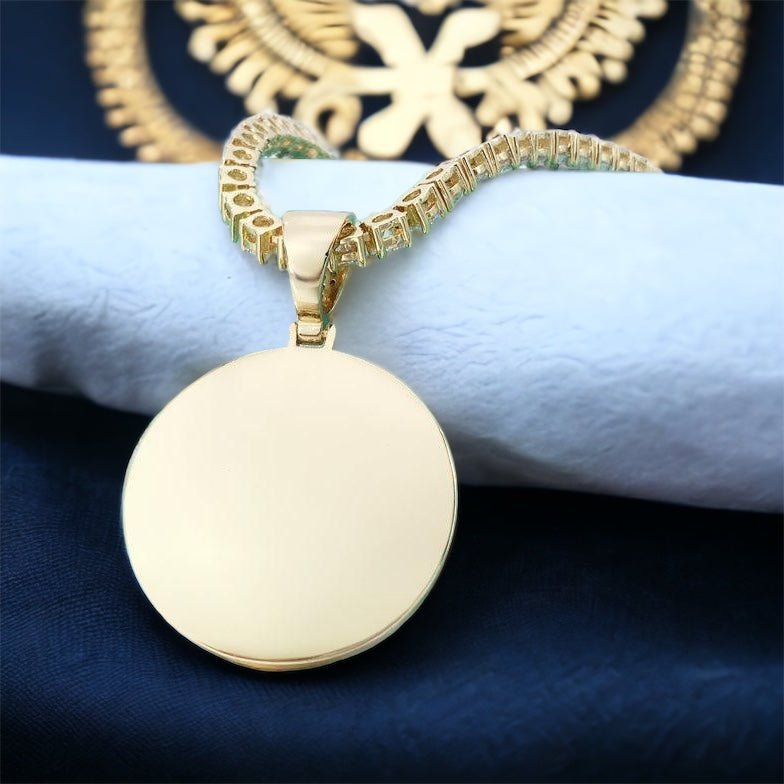 Diamond Memory Photo Frame Pendant