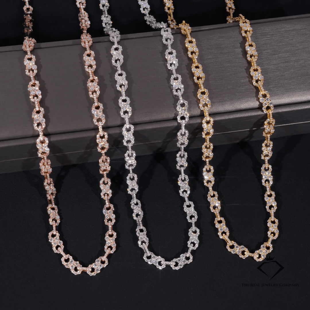 Eternal Ice – Moissanite Infinity Link Cuban Bracelet