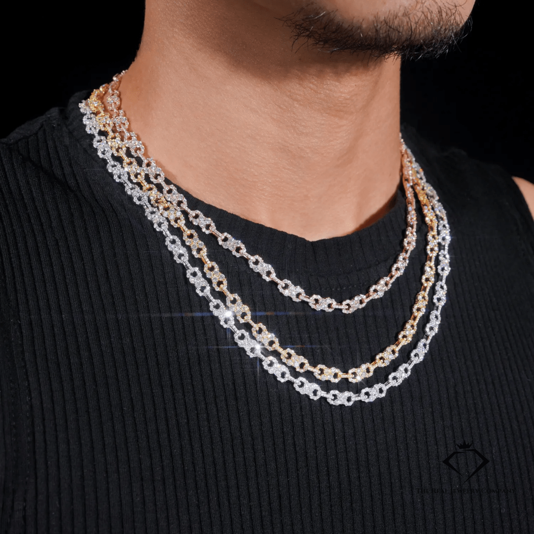 Eternal Ice – Moissanite Infinity Link Cuban Chain