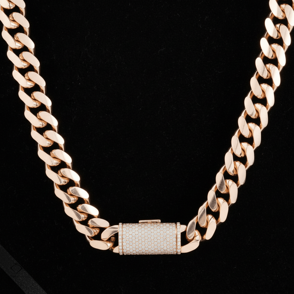 IGI Certified Lab - Grown Diamond Cuban Chain – 12MM 925 Silver Iced Out Necklace & Bracelet