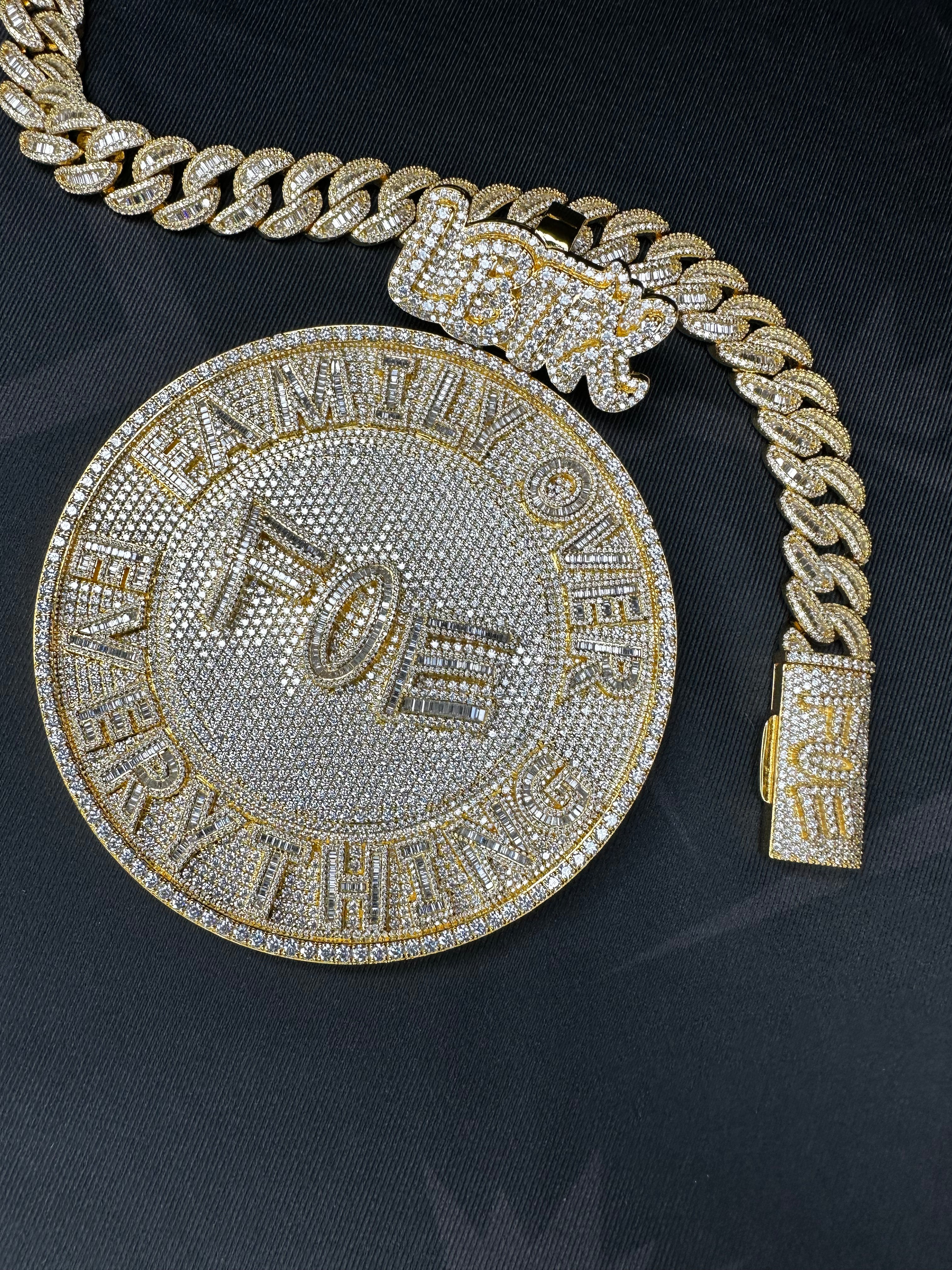 15MM Baguette Moissanite Cuban Chain The Real Jewelry Company