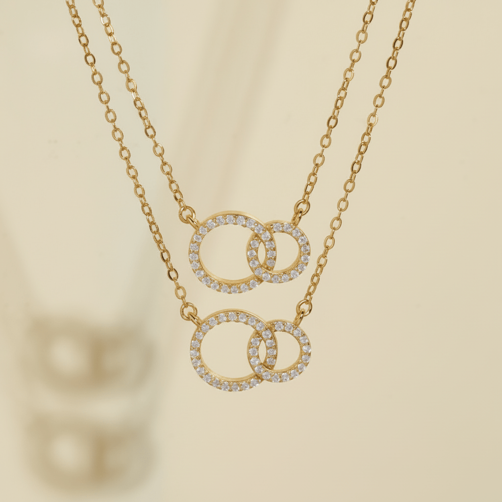 Loved Locked Moissanite Necklace