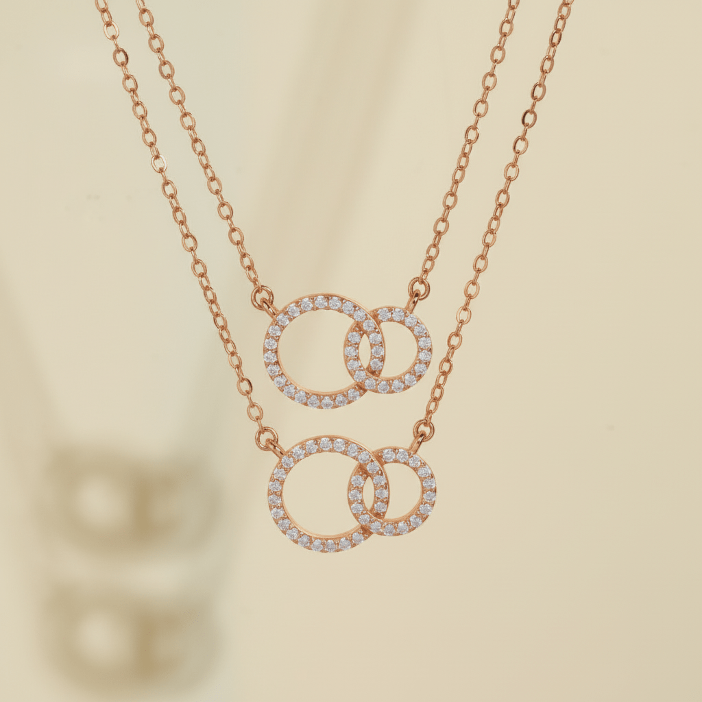 Loved Locked Moissanite Necklace