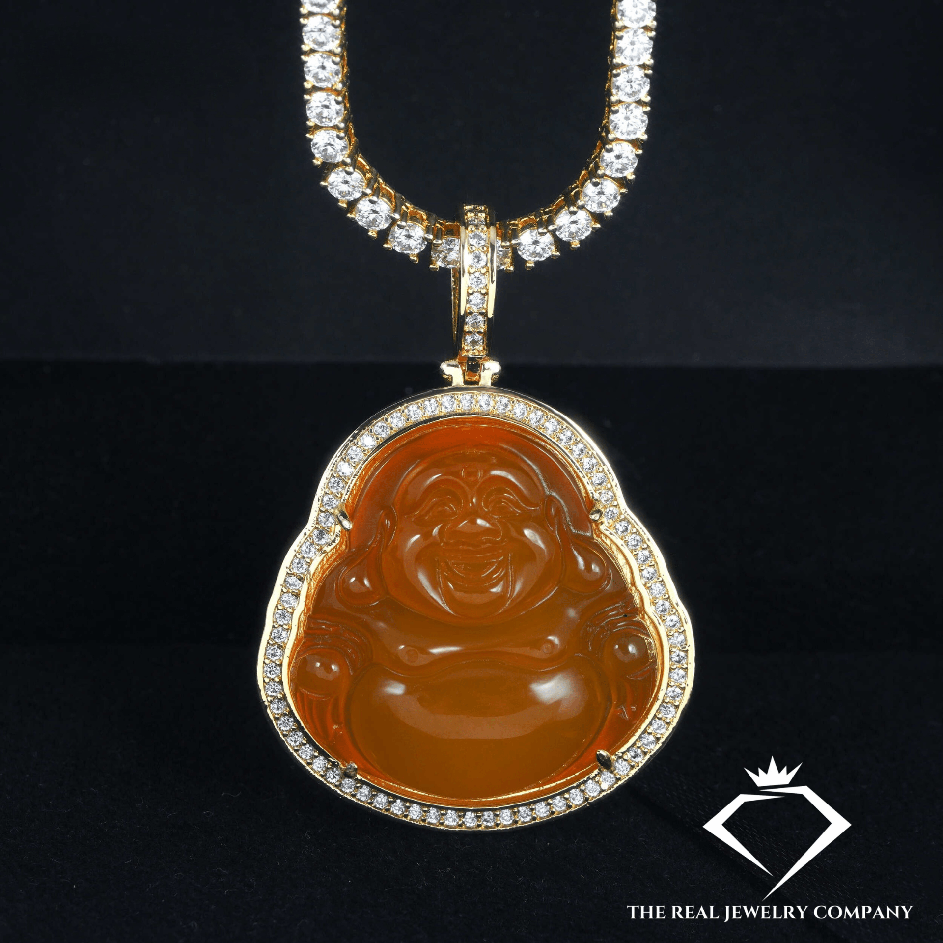 The Prosperity Jade Buddha Pendant