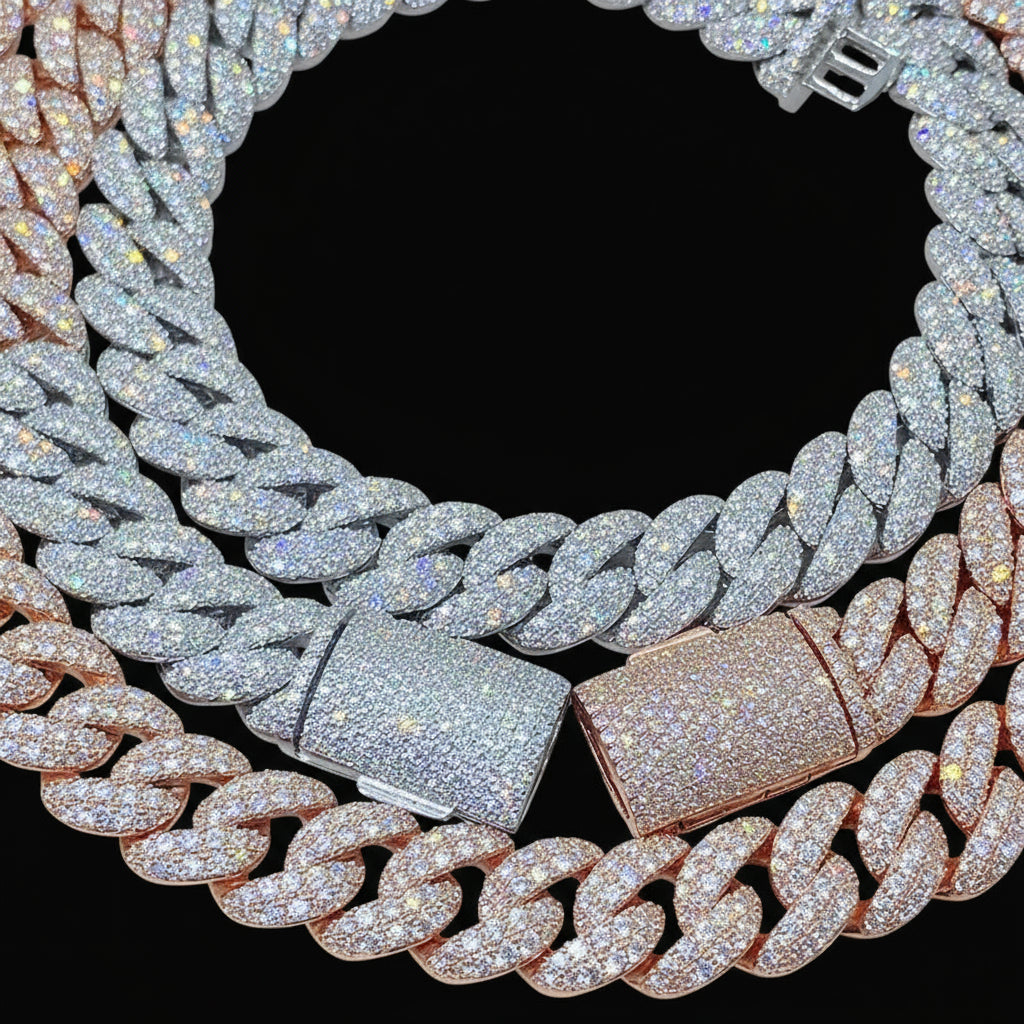 12MM Miami Cuban Link Chain - The Real Jewelry CompanyThe Real Jewelry CompanyNecklaces
