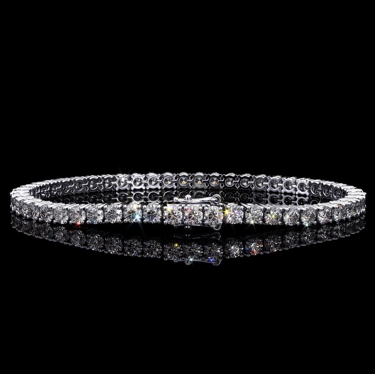 3mm Moissanite Tennis Bracelet - The Real Jewelry Company