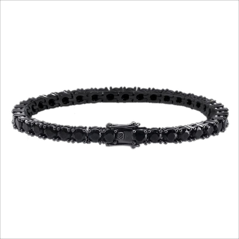 4mm Black Moissanite Tennis Bracelet - The Real Jewelry CompanyThe Real Jewelry CompanyBracelets