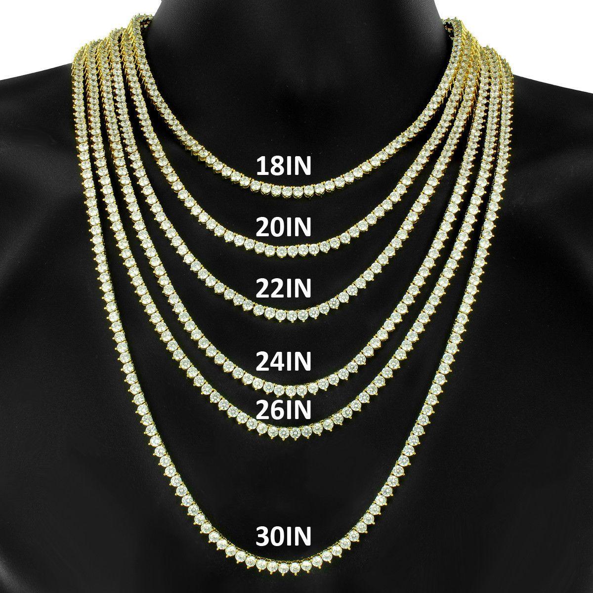 4mm Moissanite Tennis Chain - The Real Jewelry CompanyThe Real Jewelry CompanyNecklaces