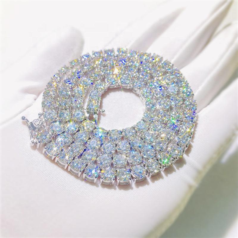 5mm Moissanite Tennis Chain - The Real Jewelry CompanyThe Real Jewelry CompanyNecklaces