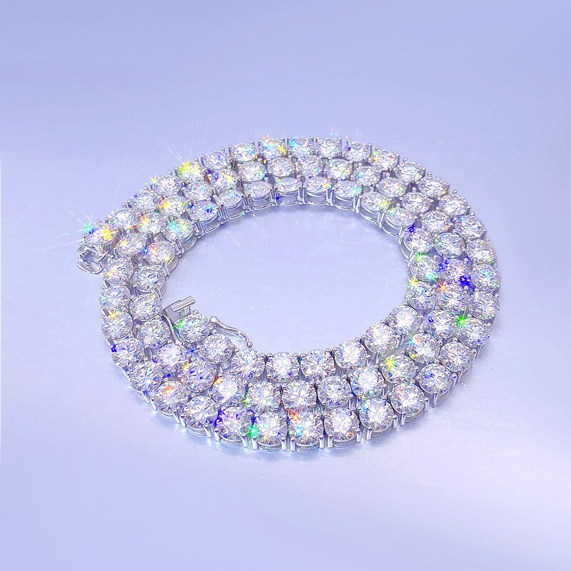 6.5mm Moissanite Tennis Chain - The Real Jewelry CompanyThe Real Jewelry CompanyNecklaces