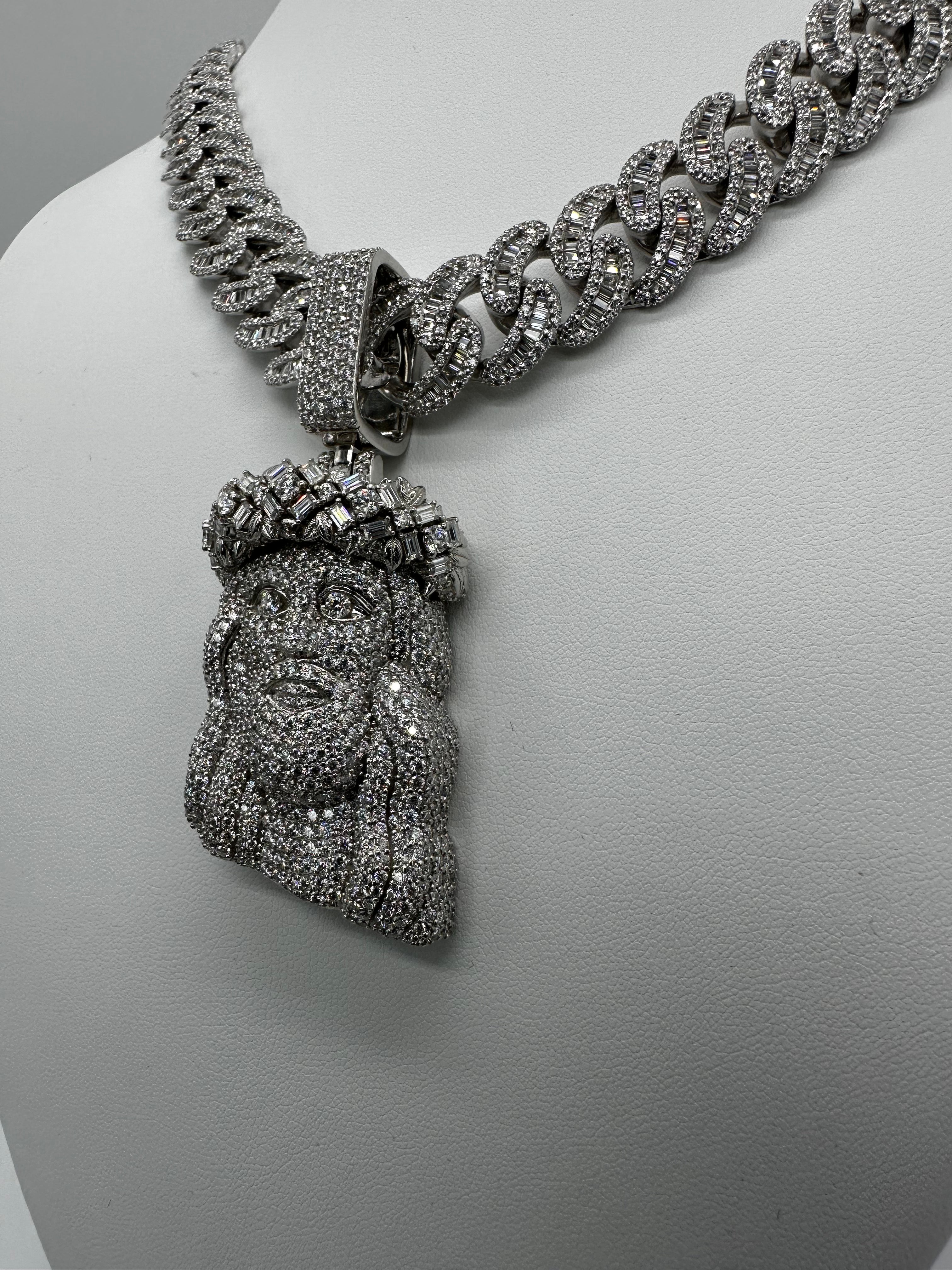 Crown of Baguettes Jesus Piece The Real Jewelry Company