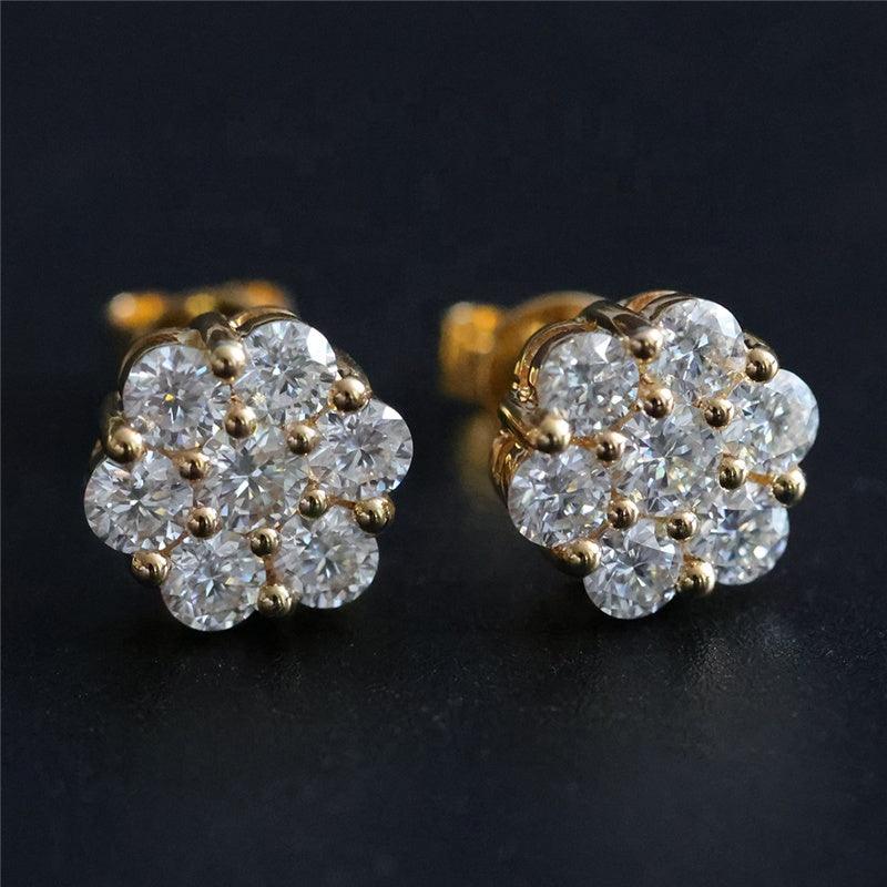Star Cluster Moissanite Earrings - The Real Jewelry CompanyThe Real Jewelry CompanyEarrings