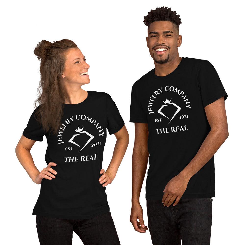 The Real White Logo T-Shirt - The Real Jewelry CompanyThe Real Jewelry Company