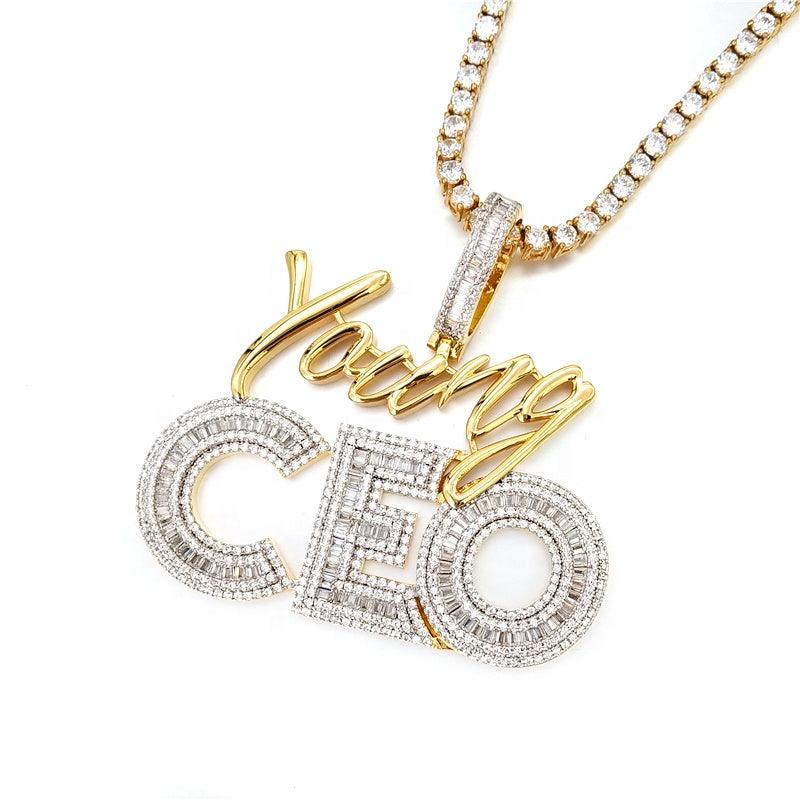 The Real Young CEO Moissanite Pendant - The Real Jewelry CompanyThe Real Jewelry CompanyCharms & Pendants