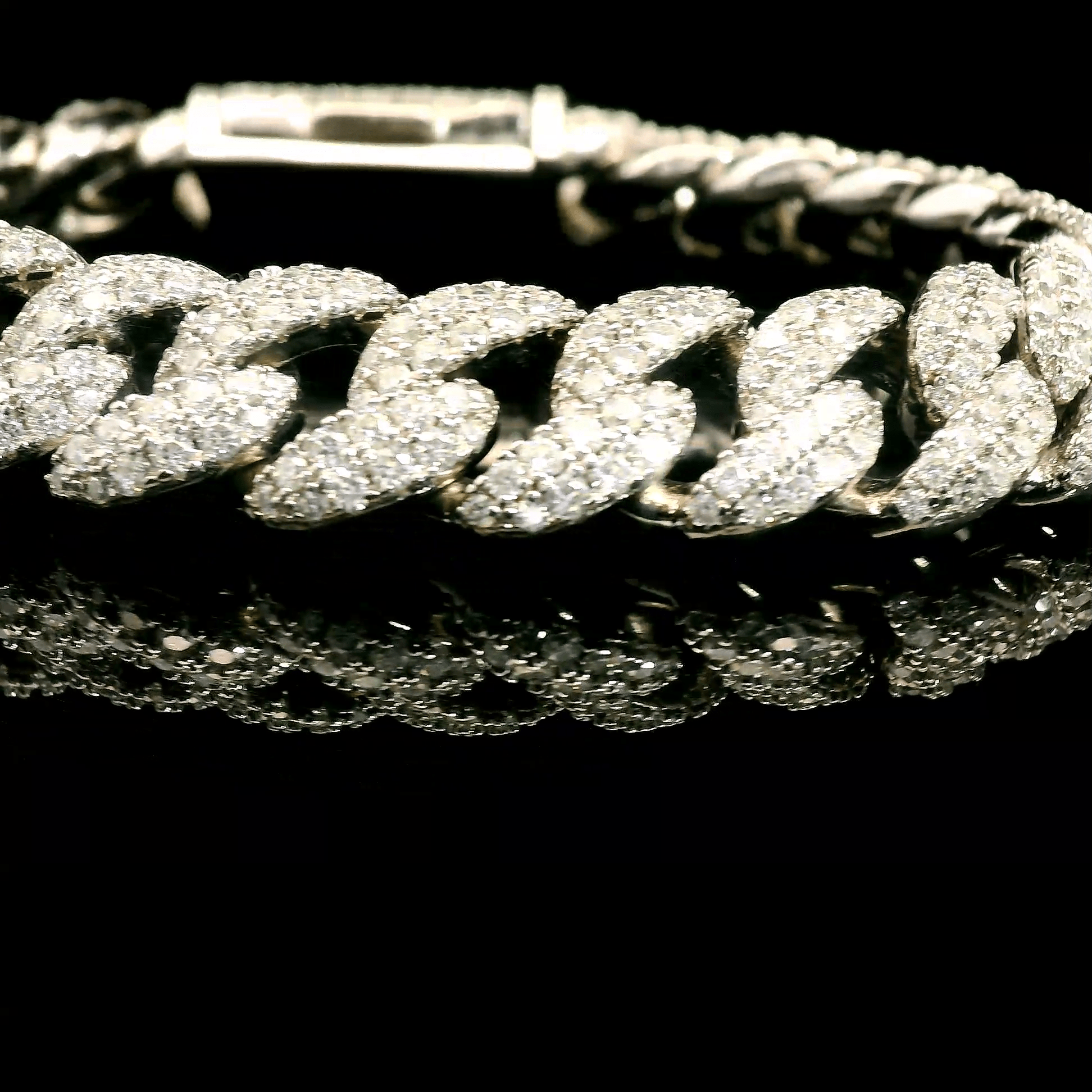 12mm Moissanite Cuban Bracelet (Stock) - The Real Jewelry CompanyThe Real Jewelry CompanyBracelets