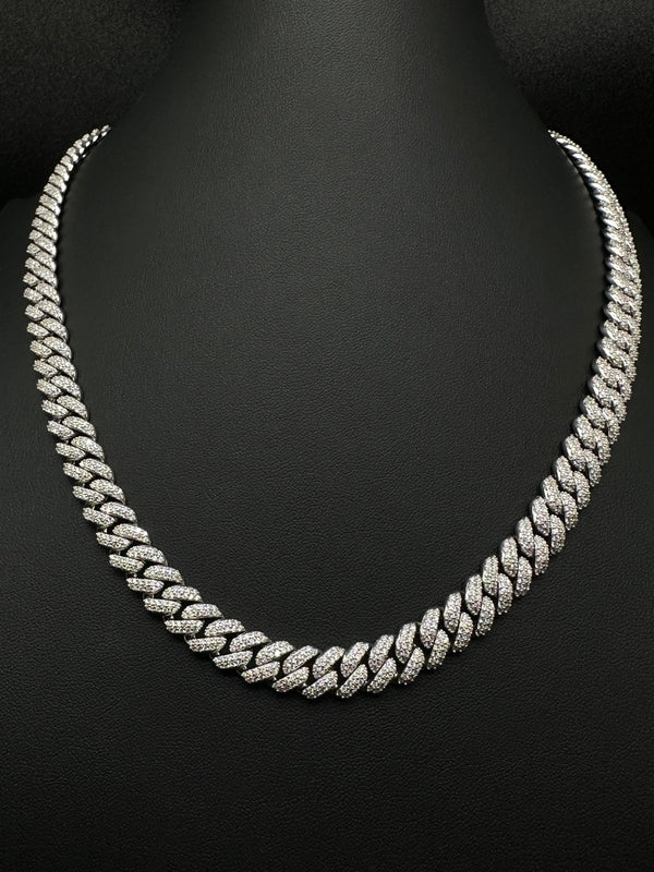 12mm Moissanite Cuban Chain (STOCK)