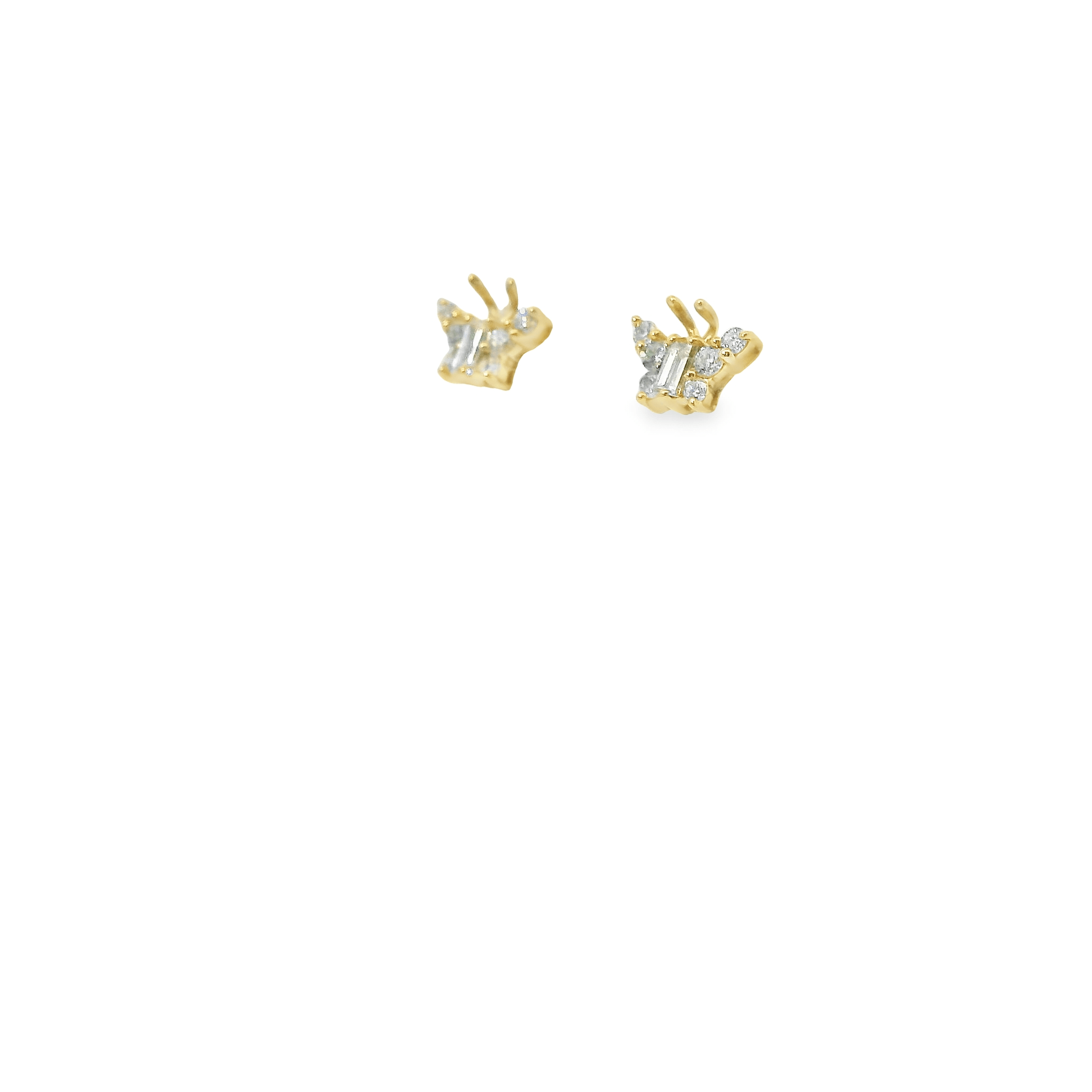 14K Diamond Butterfly Earrings - The Real Jewelry CompanyThe Real Jewelry CompanyEarrings