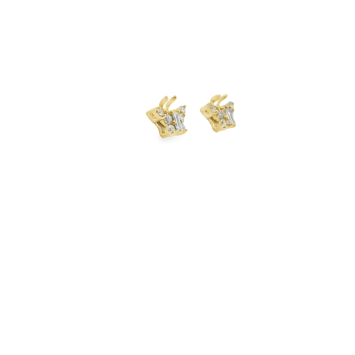 14K Diamond Butterfly Earrings - The Real Jewelry CompanyThe Real Jewelry CompanyEarrings