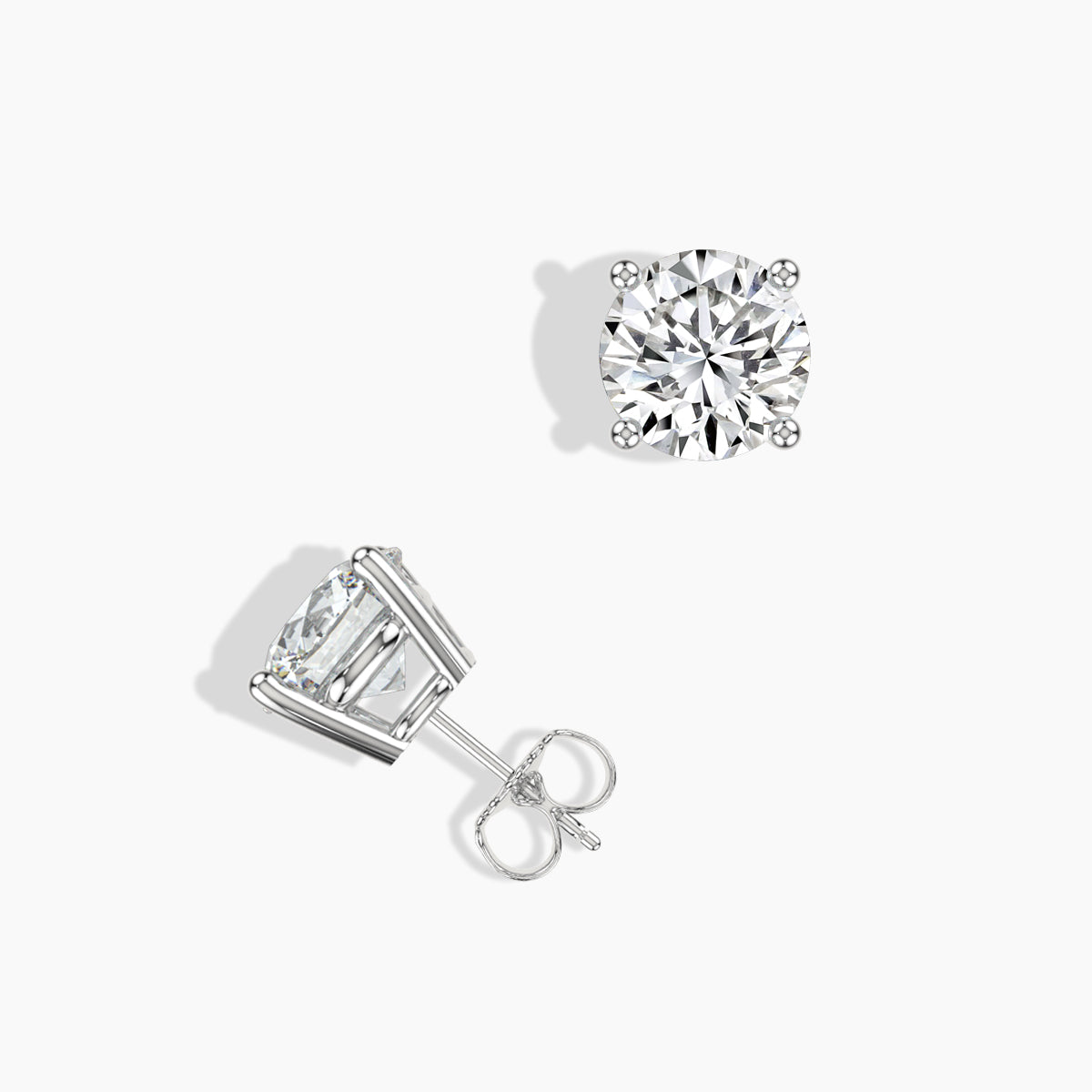 Lab Diamond Stud Earrings 1.50 Ctw LSER150
