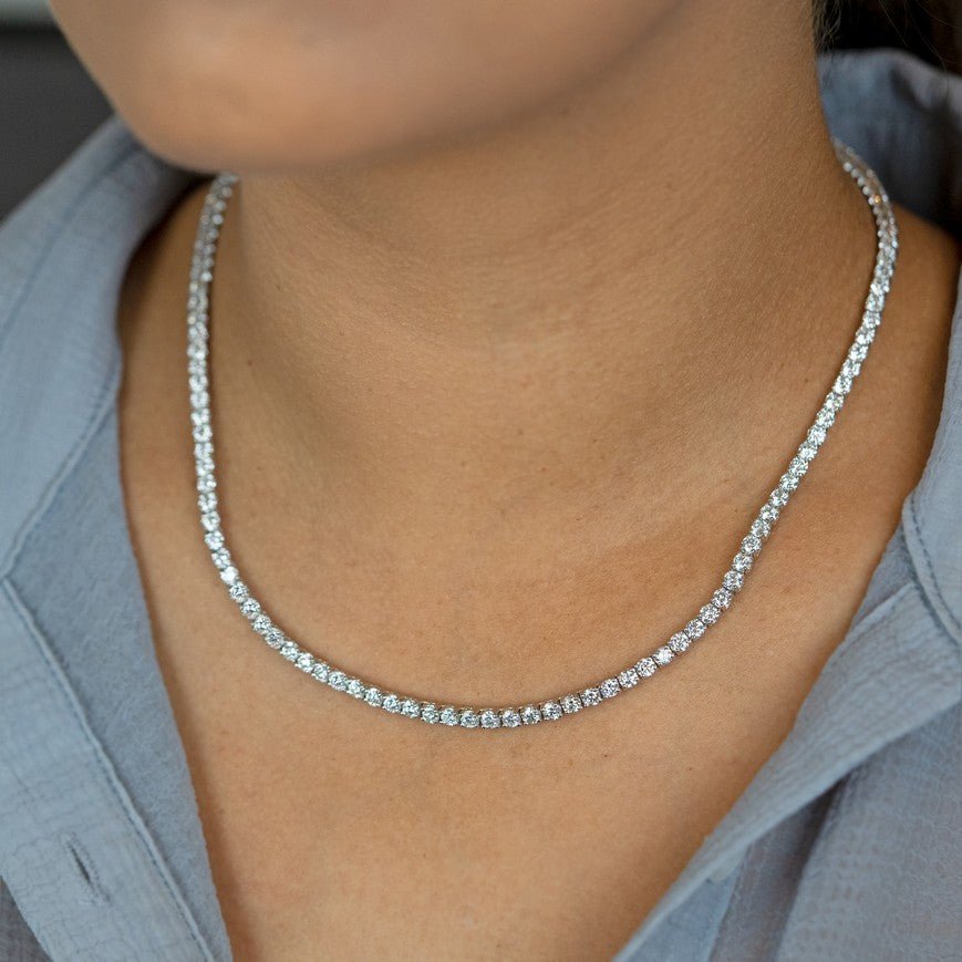 3mm Lab Grown Diamond Tennis Chain - The Real Jewelry CompanyThe Real Jewelry CompanyNecklaces