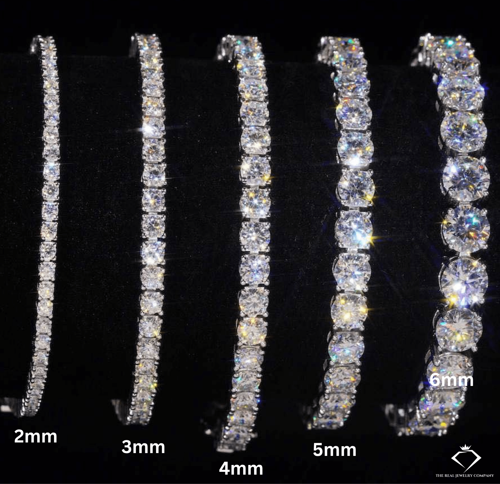 3mm Moissanite Tennis Bracelet