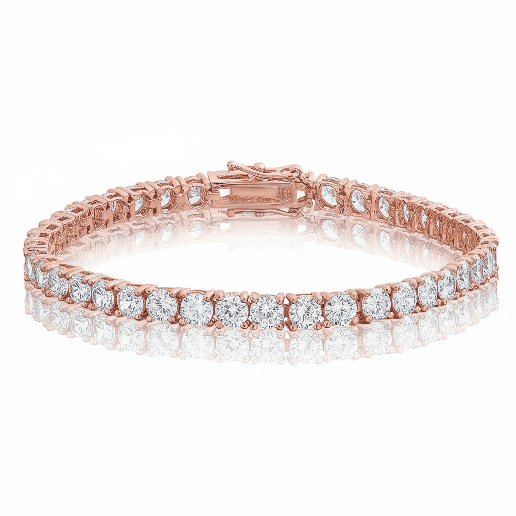 4mm Moissanite Tennis Bracelet