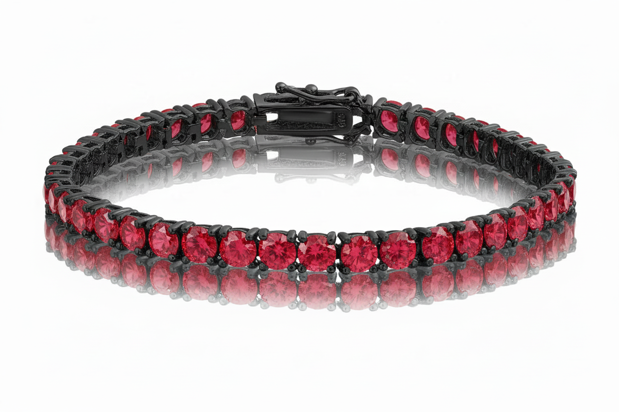 4mm Moissanite Tennis Bracelet