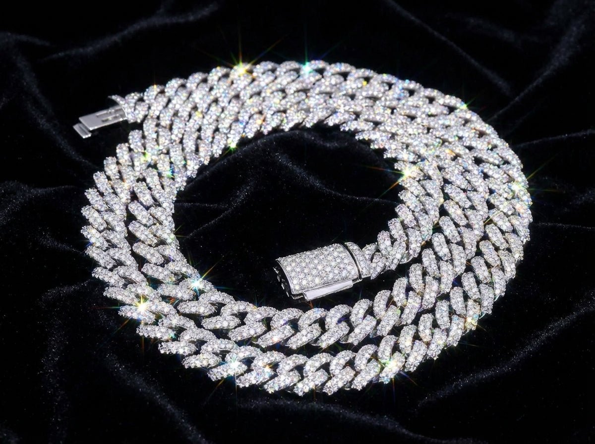 8MM Diamond Miami Cuban Link Chain – Solid 10K Gold | Lab - Grown VVS Diamonds (9–13ct)