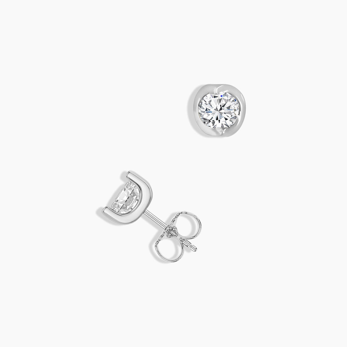 Lab Diamond Earrings 0.50 Ctw E2277