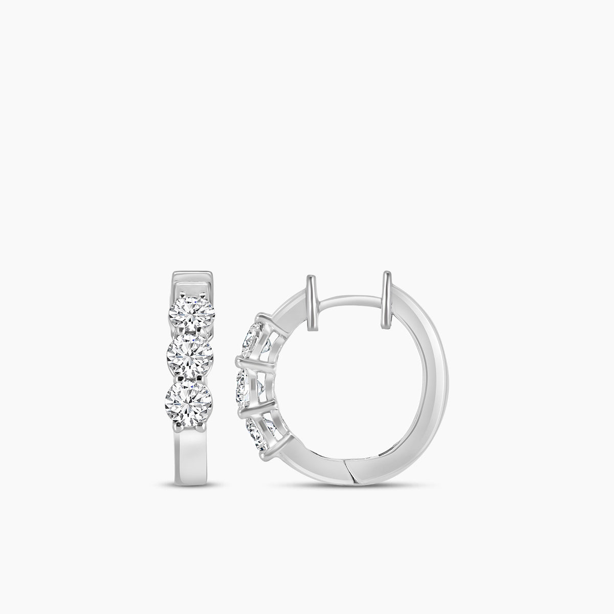 Lab Diamond Earrings 1.00 Ctw E2468