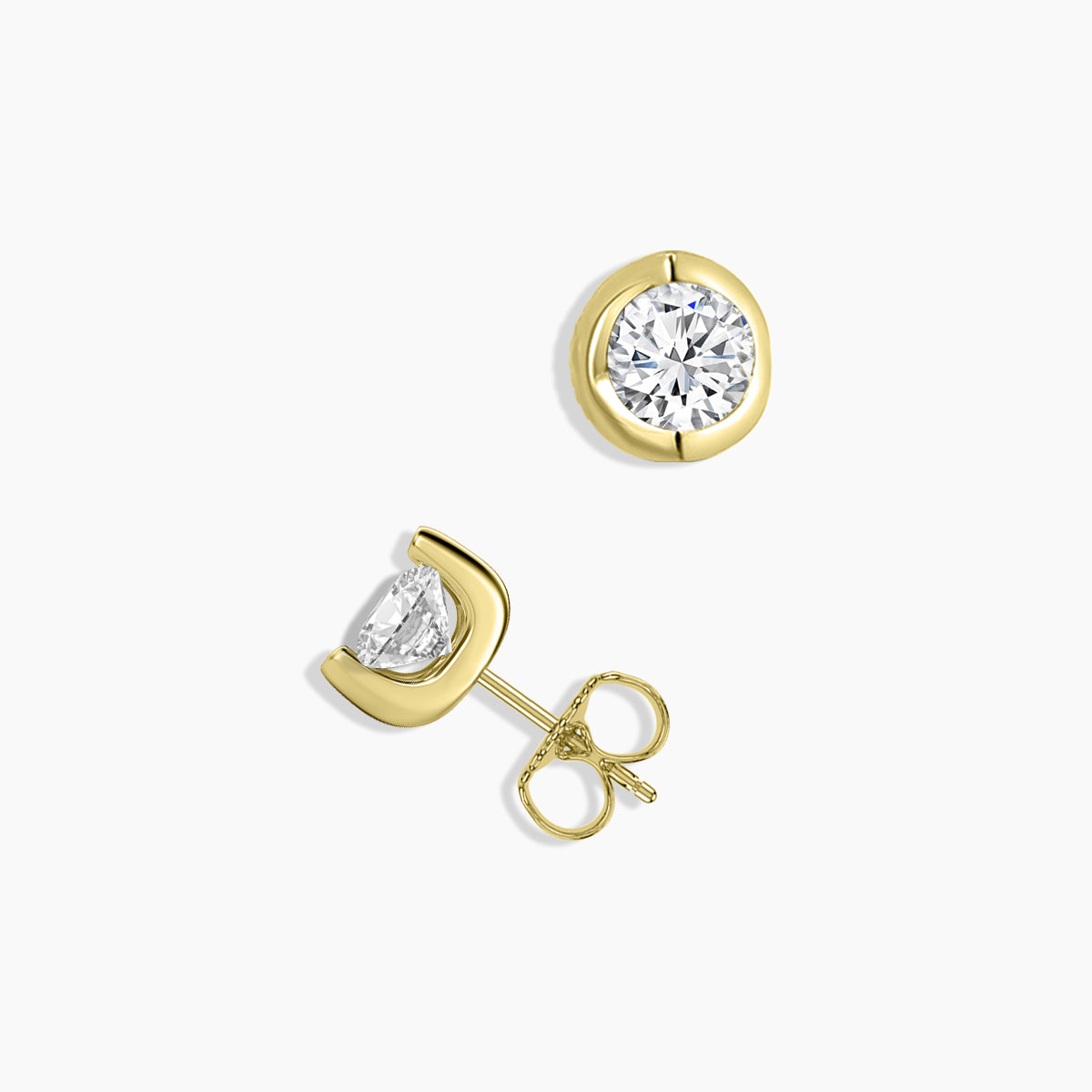 Lab Diamond Earrings 0.75 Ctw E4048
