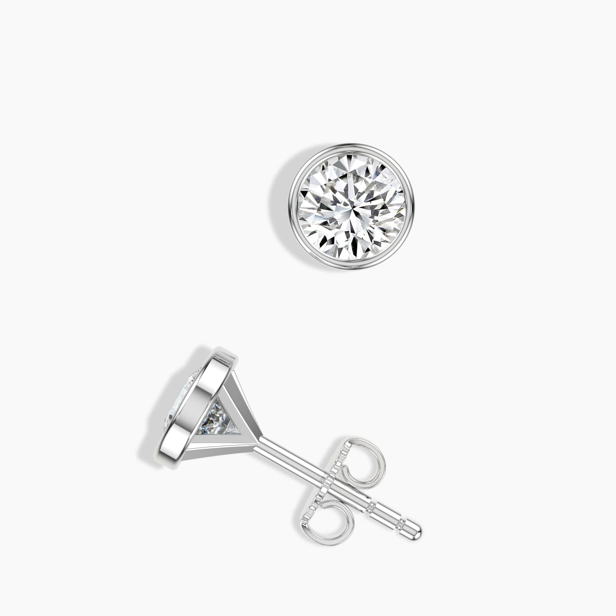 Lab Diamond Earrings 1.00 Ctw E4288