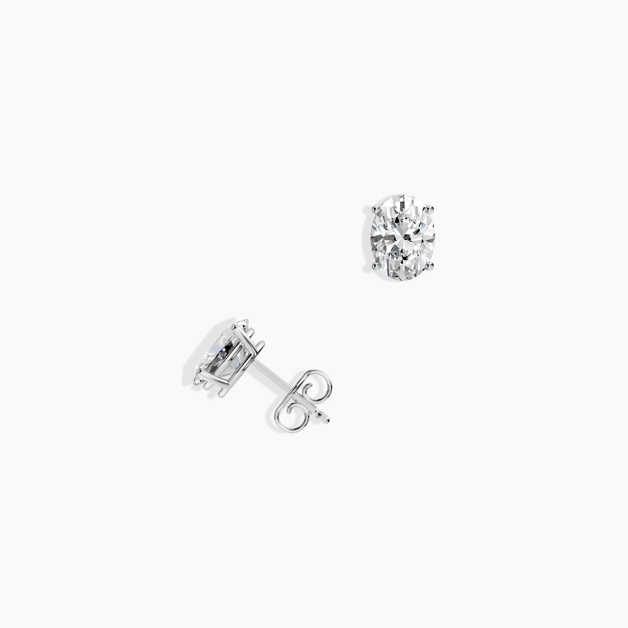 Lab Diamond Stud Earrings 2.00 Ctw LSEV200