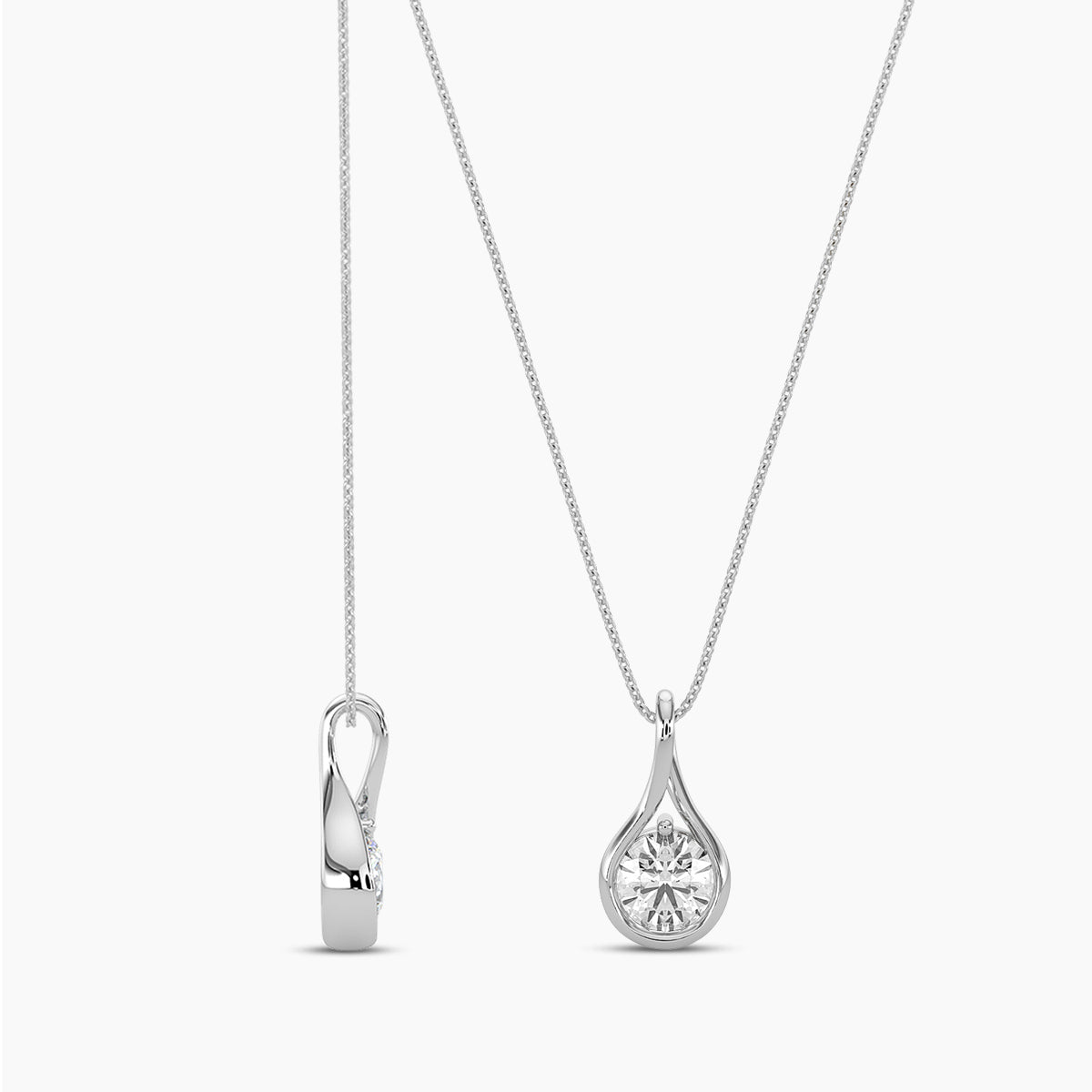 Lab Diamond Pendant 0.05 Ctw P4247
